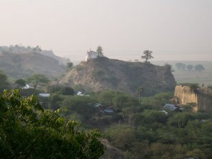 View towards the Irrawaddy valley